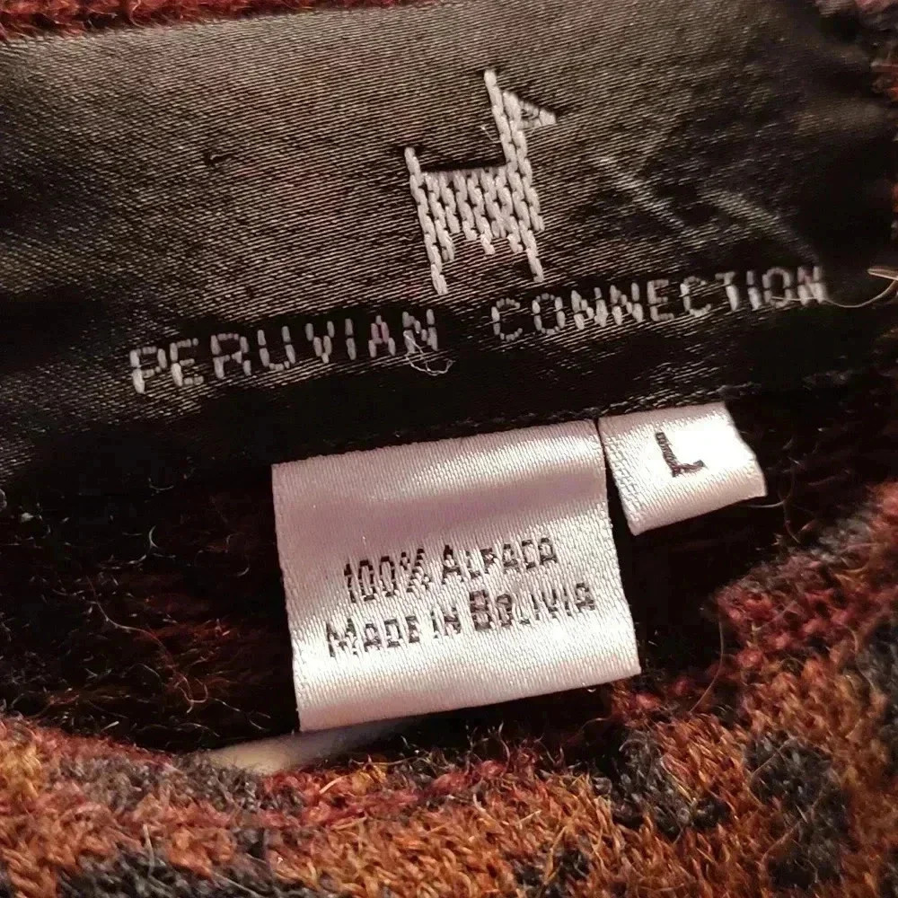 Peruvian Connection alpaca sweater - Picture 3 of 3